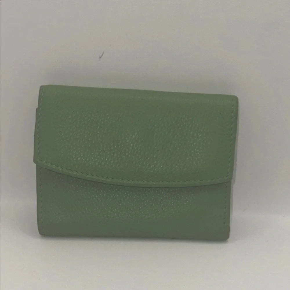 Rolf's vintage Green Leather Women's Wallet